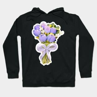 Blue Flower, Beautiful Flowers Hoodie